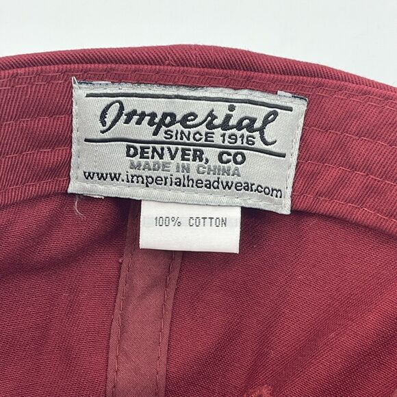 US Open 2007 Oakmont Golf Hat Maroon Adjustable Strap Back Imperial Baseball Cap - Picture 7 of 7